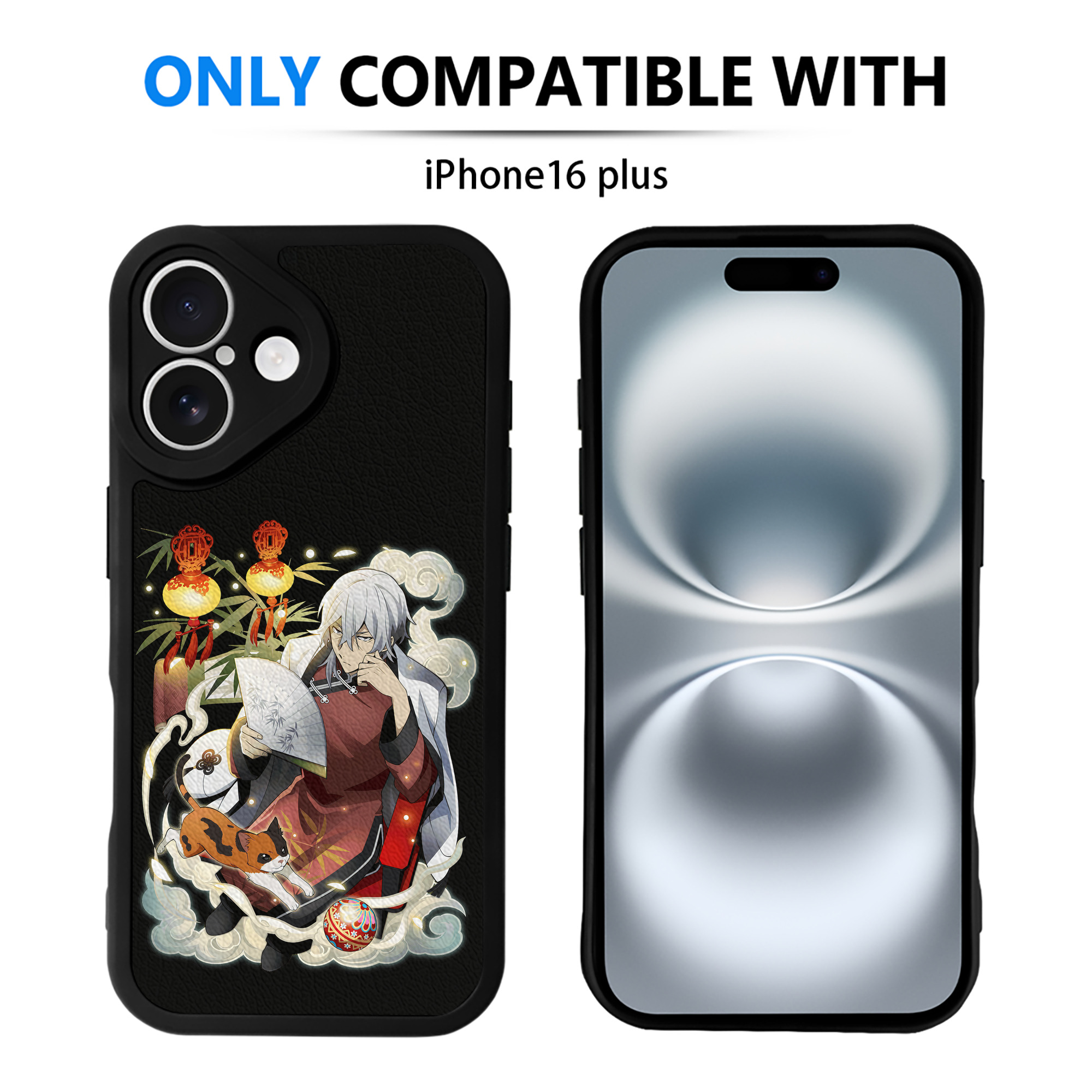 （画像用） 文豪ストレイドッグス Bungo Stray Dogs 【iPhone 16シリーズ対応】シリコンスマホケース（レザー調） 材質：シリコン